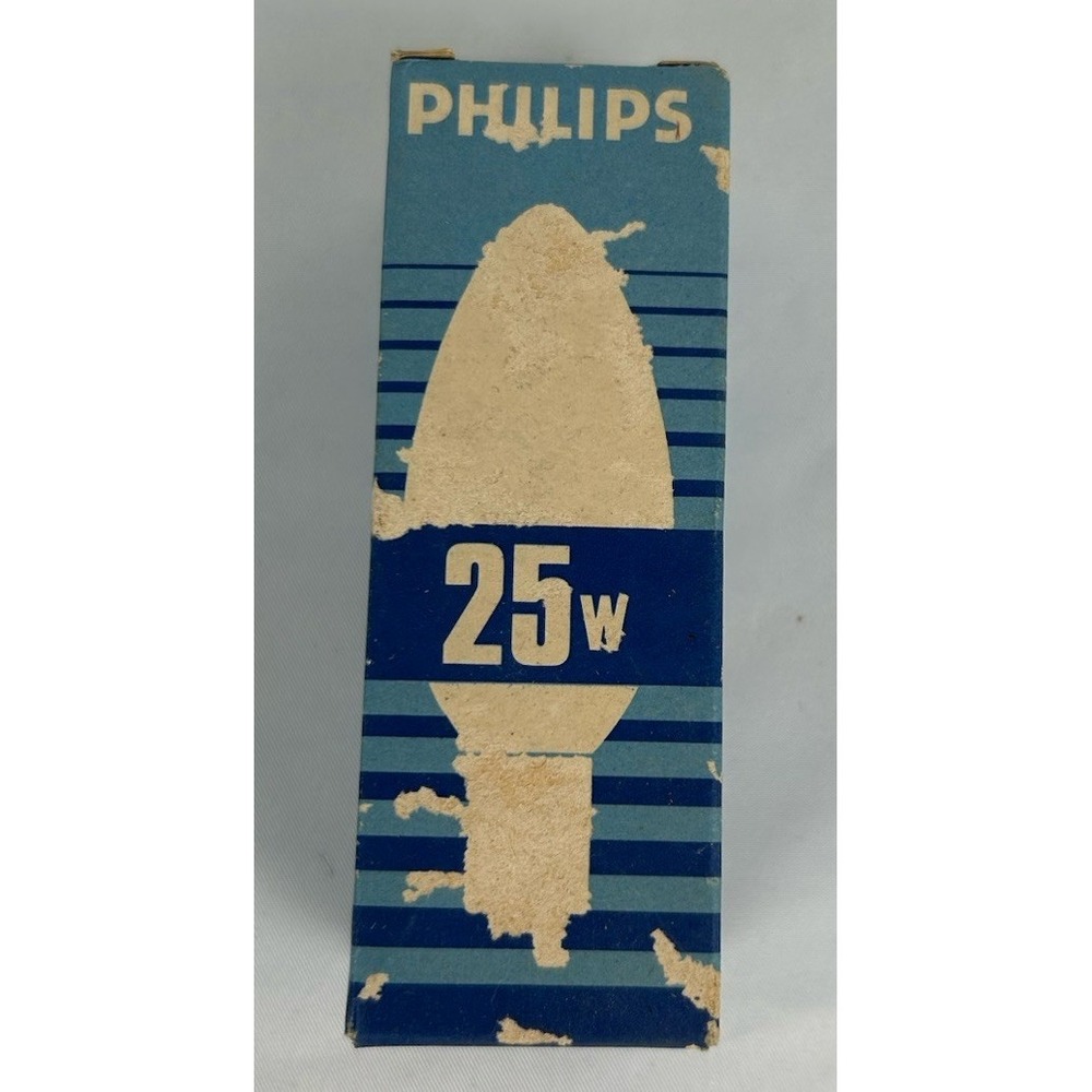 Vtg Lot Of 10 Philips E14 25W Frosted Bulb 110V Holland UNUSED Appliance Lamp